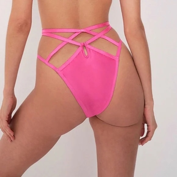 New! For Love and Lemons Lucy High Waist Cheeky Panty 31264 - Picture 2 of 14